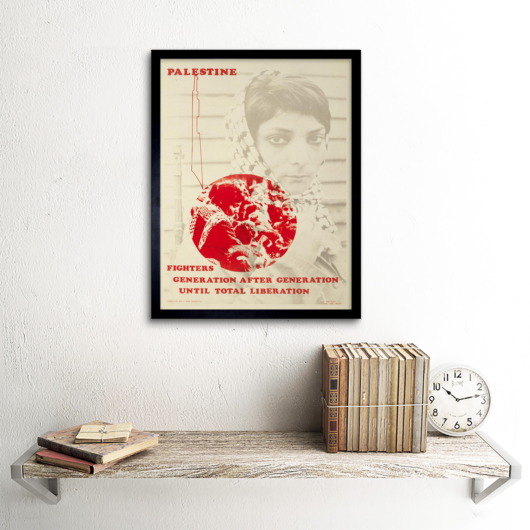 Propaganda Political Civil Rights Palestine Israel Liberation Framed Art Print