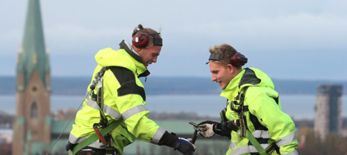 Bild Berland Tak AB (Foton Takläggare, Bild Takföretag)