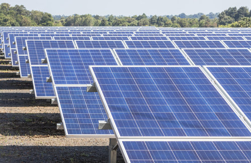 Bild markbaserade solceller