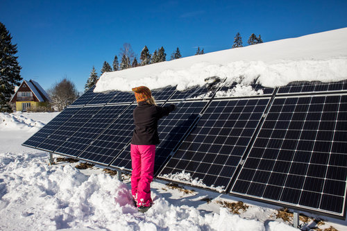 Bild markbaserade solceller