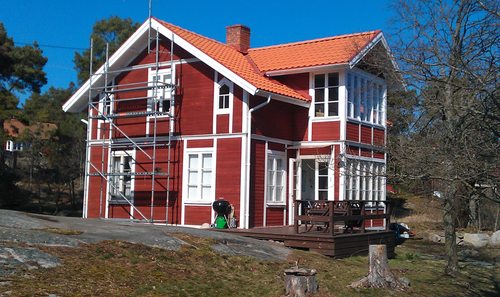 Pågående takbyte Säter