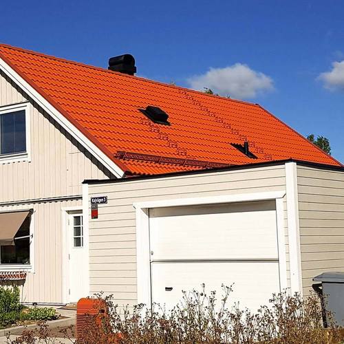 Fint tegeltak i Borlänge