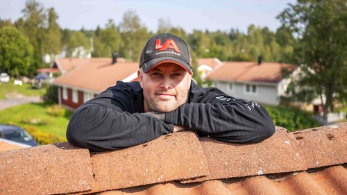 Medarbetare i Söderhamn på LA Takvård