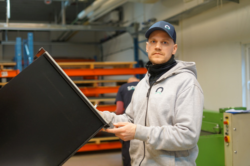 Markus på plåtslageriet