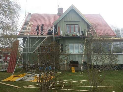 Bild på Håkan Ottossons Bygg AB. – markarbetare i Hammerdal