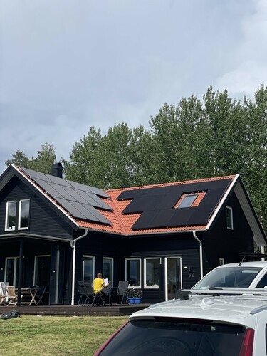 Solceller på villa