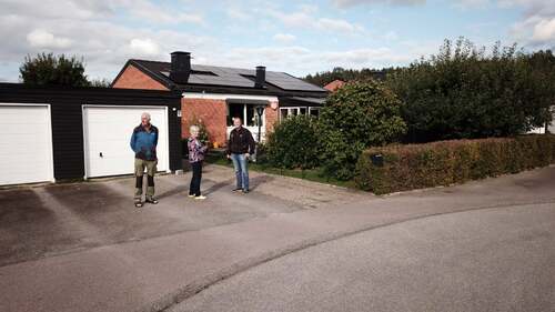 Bild solceller villa