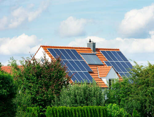 solceller på villa