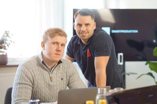 Smartproduktion personal som jobbar mot Malmö
