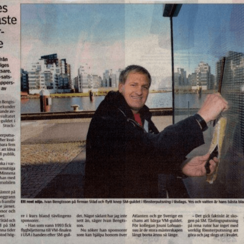 Företagsbild på Putsarkungen AB – Ett städföretag i Västmanlands län