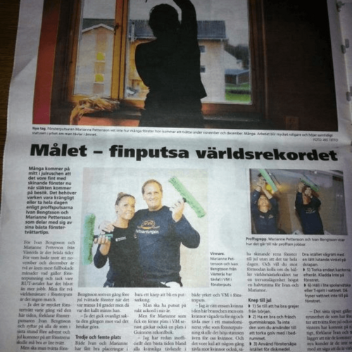 Företagsbild på Putsarkungen AB – lokalvårdare i Västmanlands län