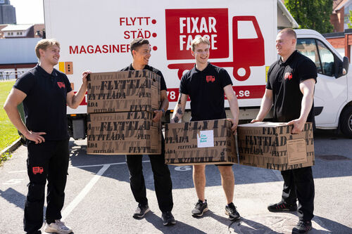 Företagsbild på FixarFasse – Ett flyttföretag i Falköping