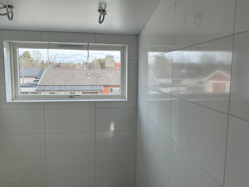 Badrumsrenovering Malung fönster