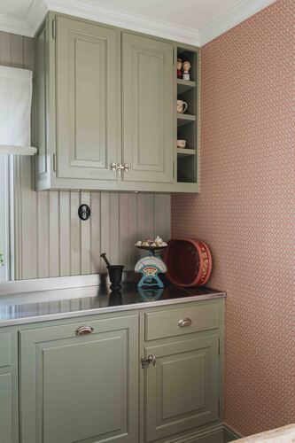 Platsbyggt kök i gammal stil