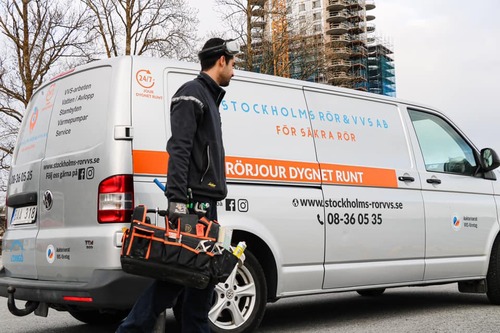 Företagsbild från Stockholms rör & VVS AB