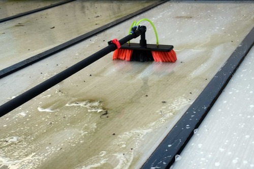 Bild från Fasadtvättbilen