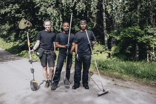 hela teamet på Gröna Berg