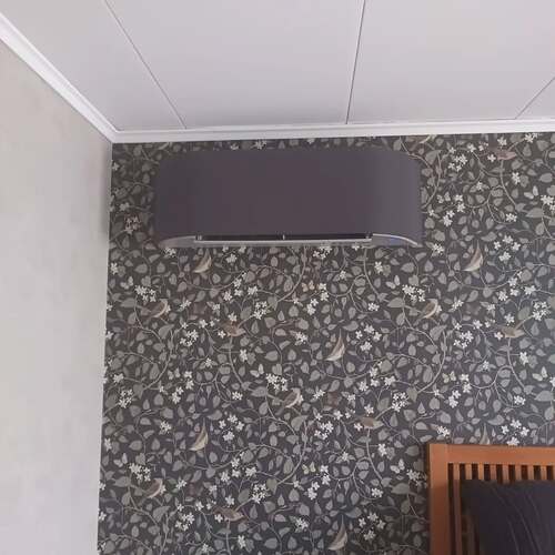 luftvärmepump inomhus hos kund