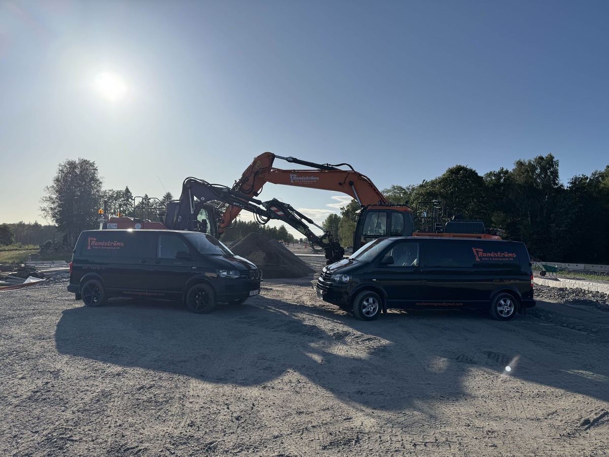 Företagsbild på Randströms Gräv o Entreprenad AB – Ett dräneringsföretag i Ludvika