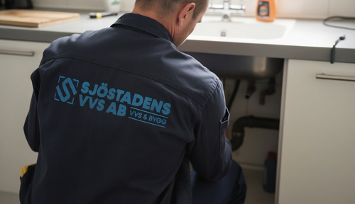 vår montör fixar i köket