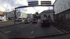 stupid truckdriver at Danmarksplass, Bergen