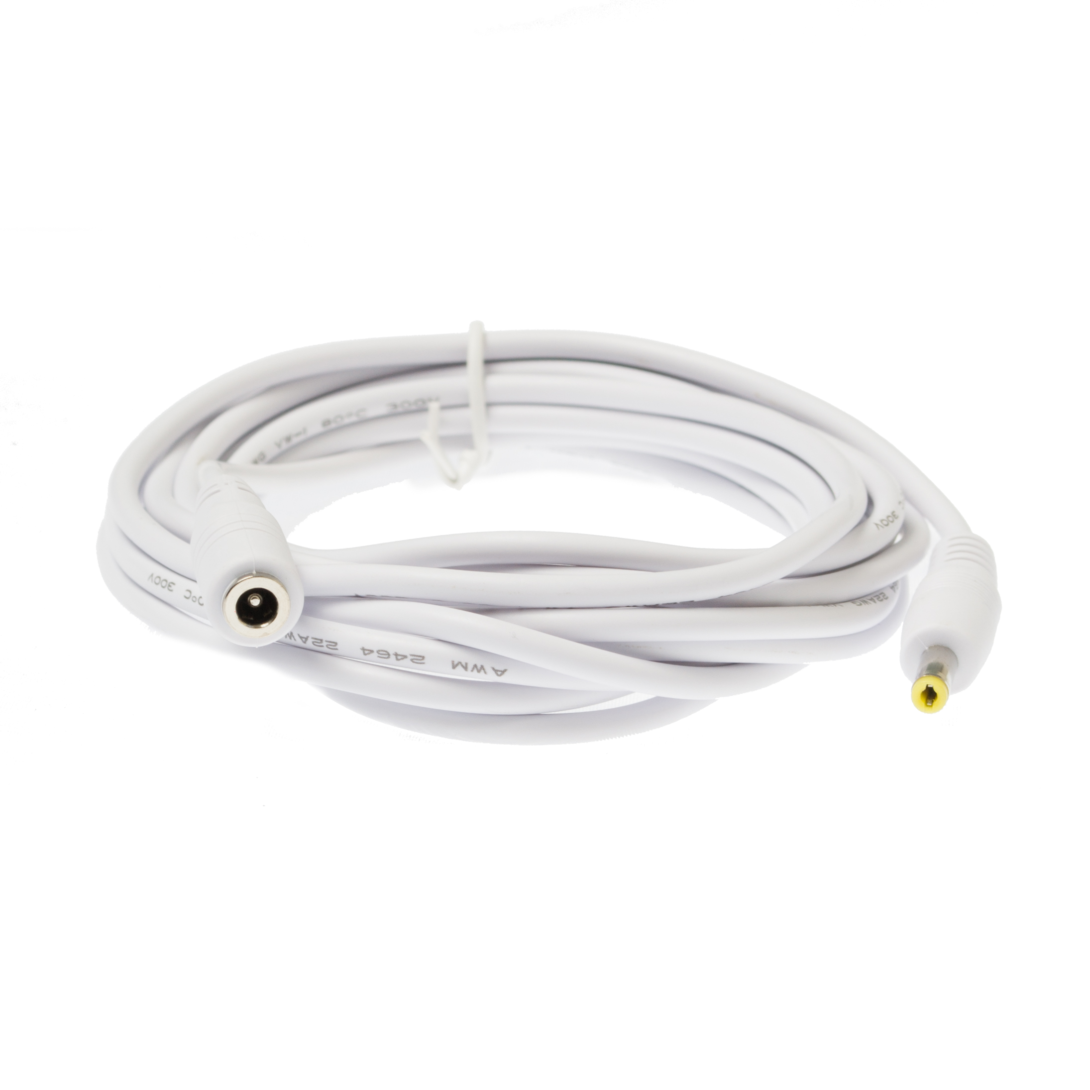 3m Extension Power Lead Charger Cable White Samsung SmartCam SNH-1010N IP Camera