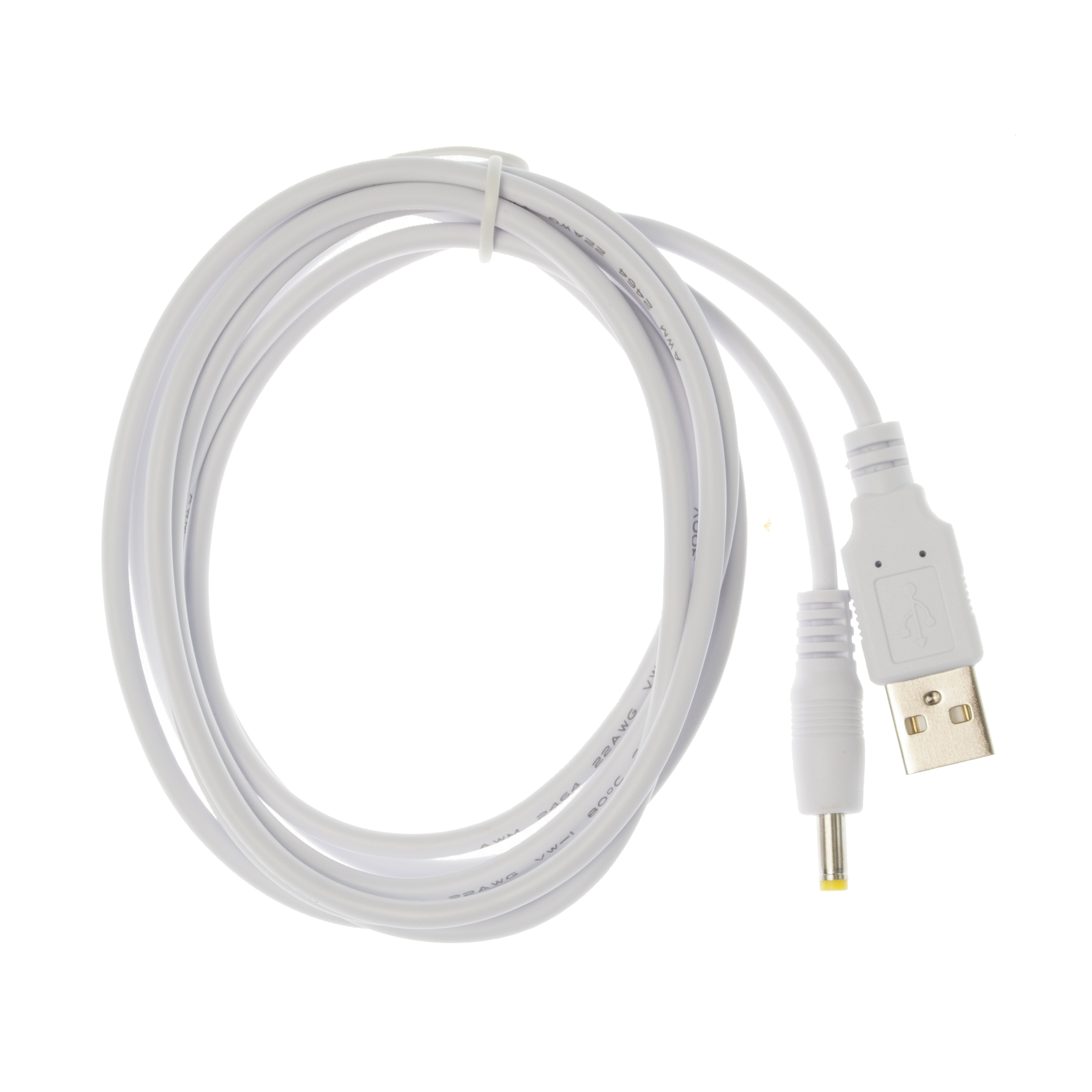 2m USB Cavo Bianco per Luvion Prestige tocco 2 unità per genitori Baby Monitor