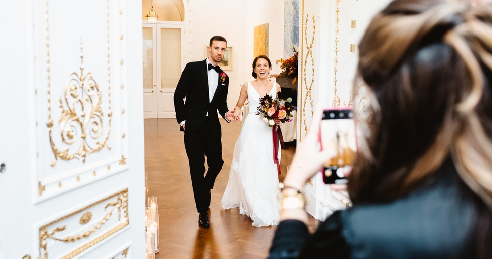 Host a dreamy wedding reception 