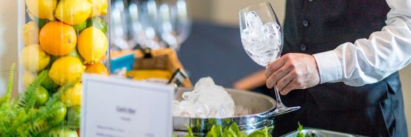 waiter making a drink
