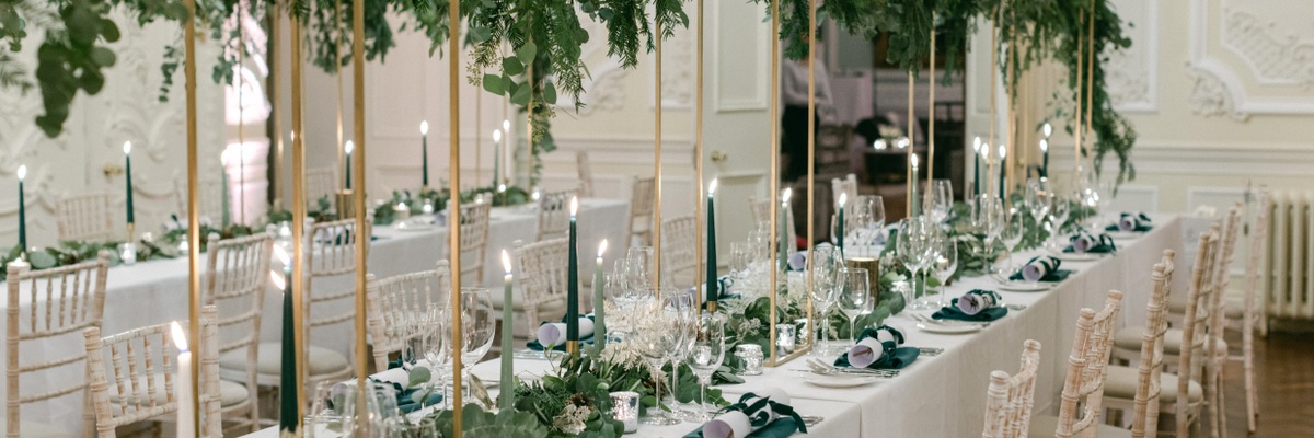 Main meal served for a private dinner