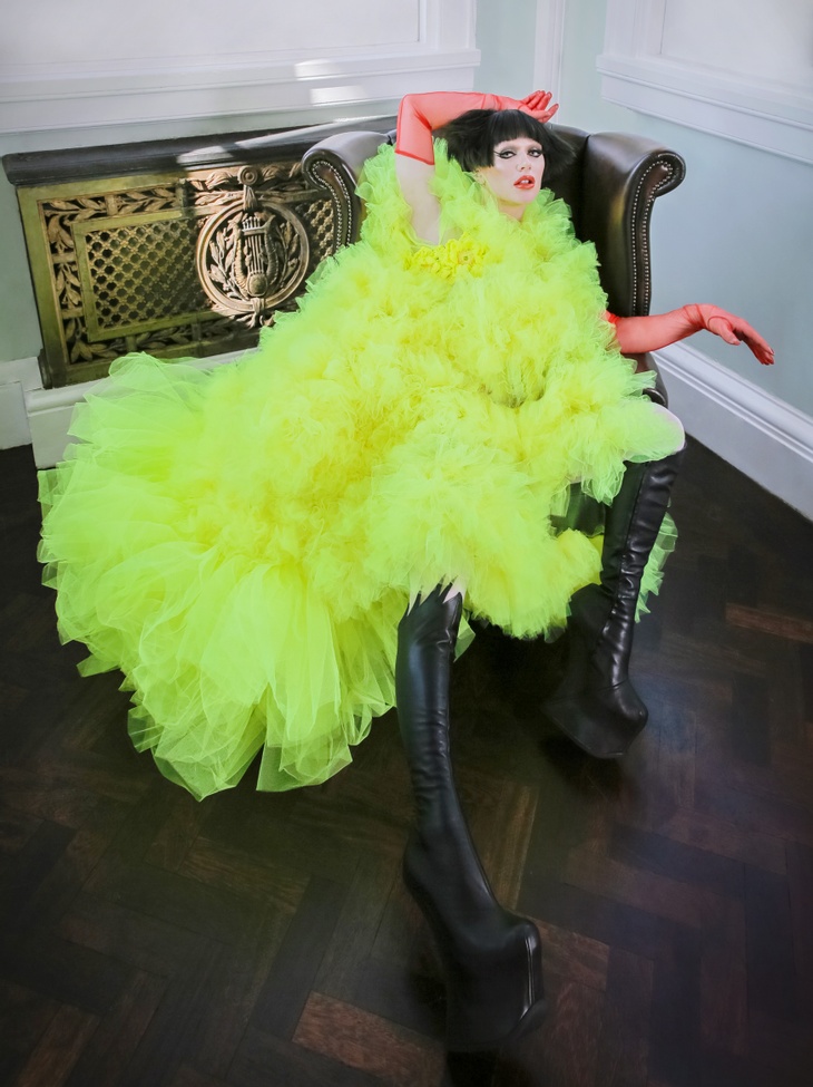 Bimini Bon Boulash shot for SICKY mag at 10-11 Carlton house terrace in London