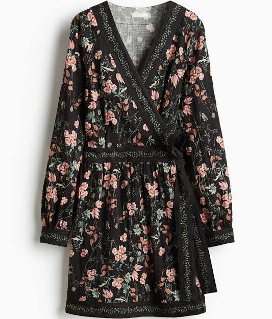 h&m ladies floral wrap dress reviews H&M Ivory White Red Floral Long Maxi Summer Wrap Dress size 10 38 Summer  Beach