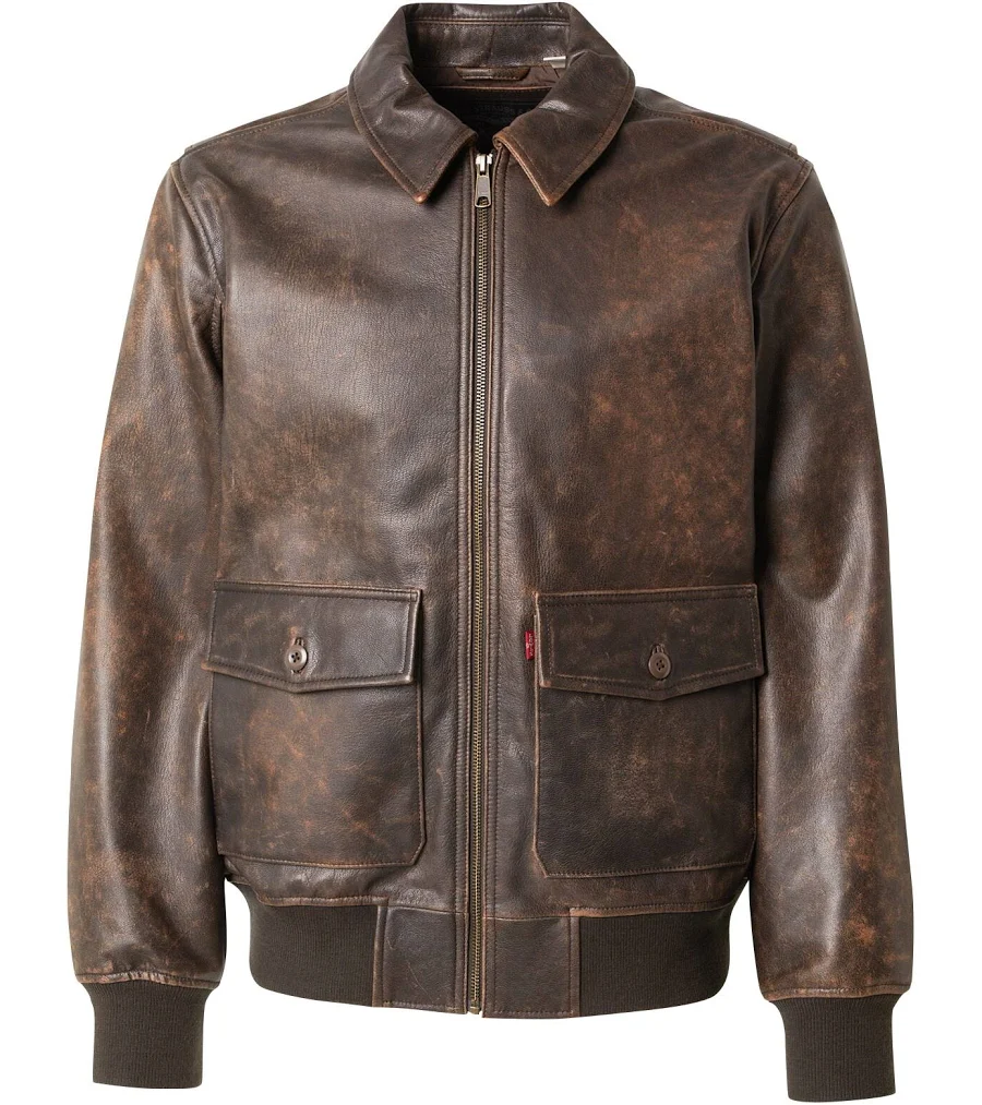 Aisle-3 Levi's Clayton Leather Aviator Jacket