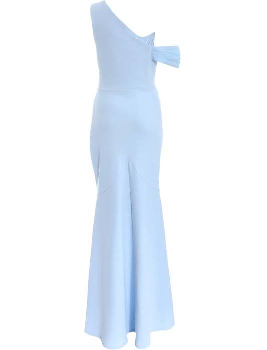 quiz asymmetric cowl neck maxi dress Quiz Pink Petite Asymmetric Cowl Neck Maxi Dress - 6
