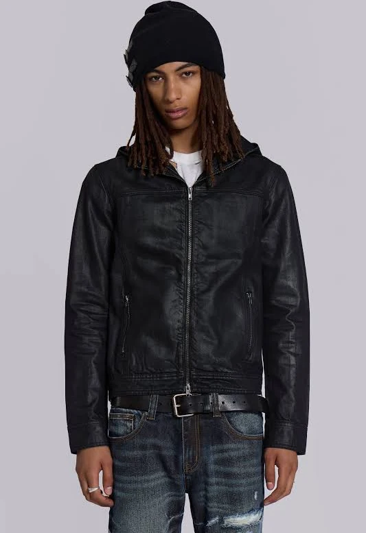 Aisle-3 Jaded London Bedrock Waxed Denim Jacket
