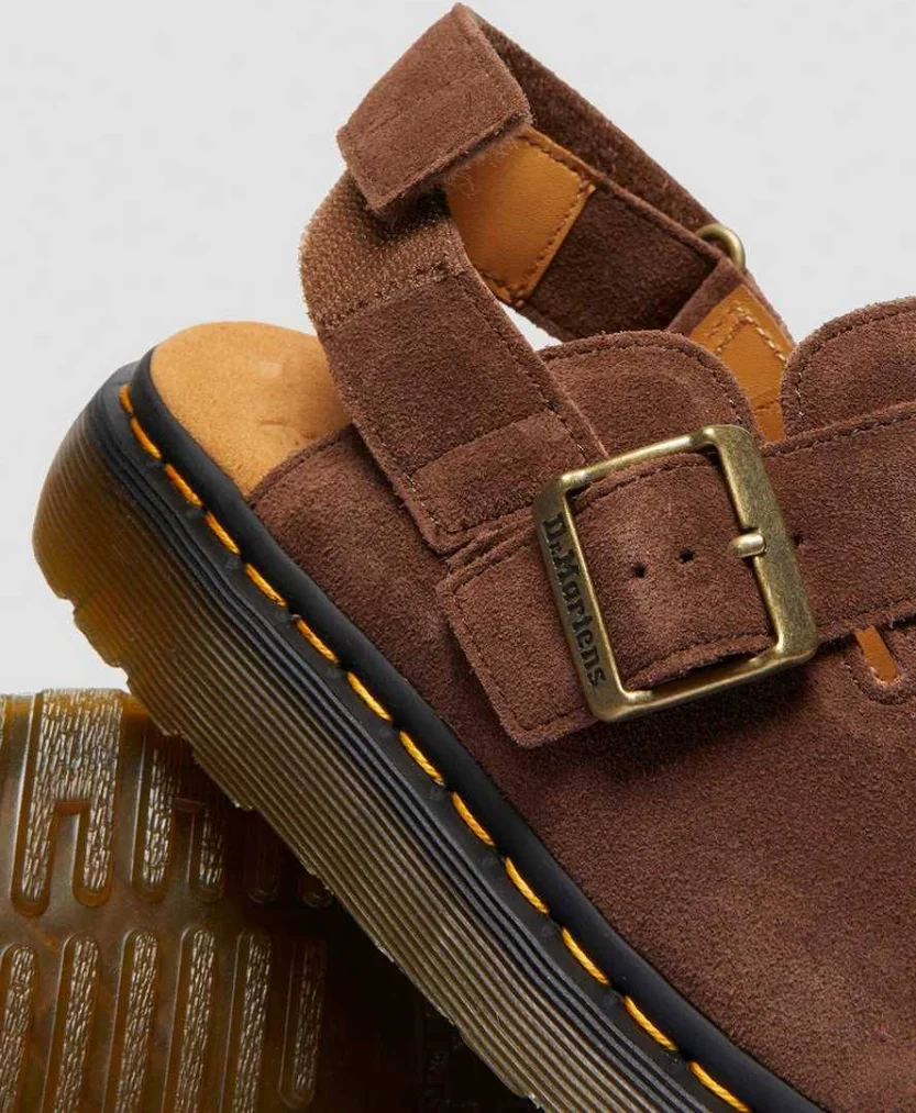 Trendxparc Dr. Martens Jorge Ii Bronx Suede Slingback Mule