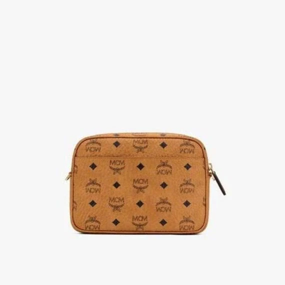 Trendxparc MCM Small Aren Crossbody Leather Bag, Genuine Cowhide