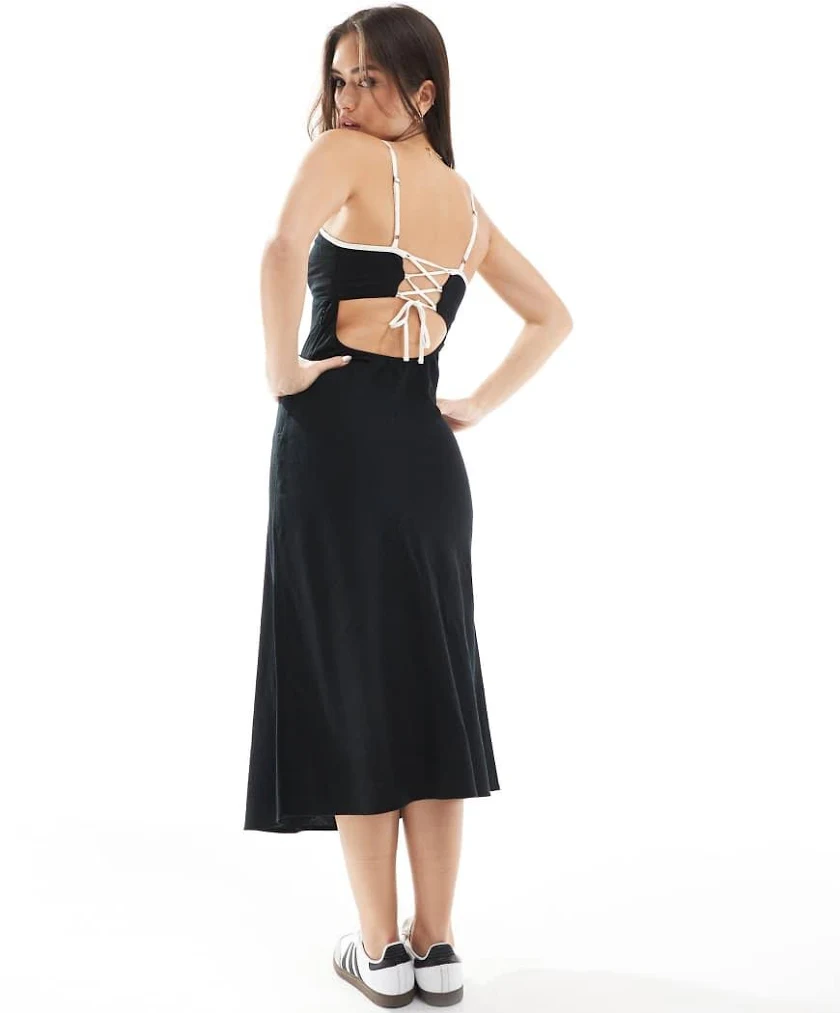 Aisle-3 Hollister linen Slip Maxi Dress