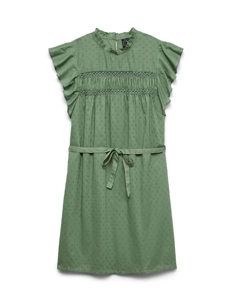 VERO MODA Vmjane SL Washed Rib Top - Maglietta A Coste Donna In Tessuto Sostenibile - 5