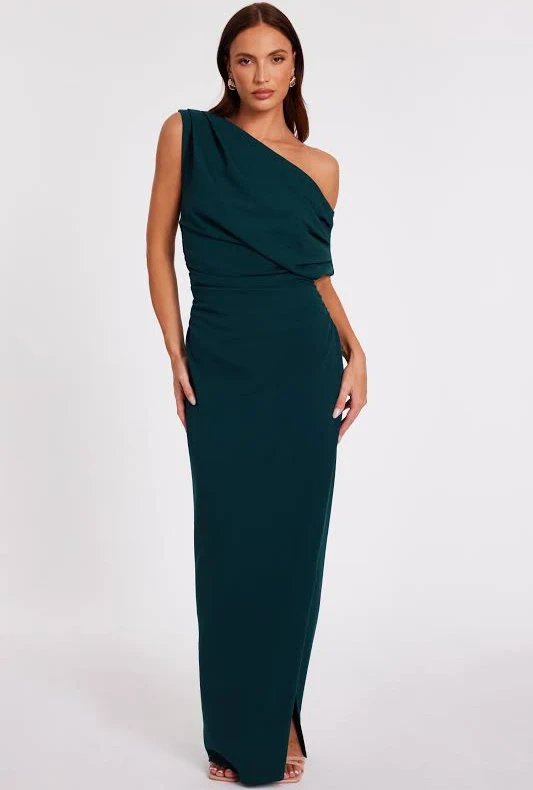 quiz asymmetric dress Aisle-3 Women's Maxi Swatch:#a7bacb
