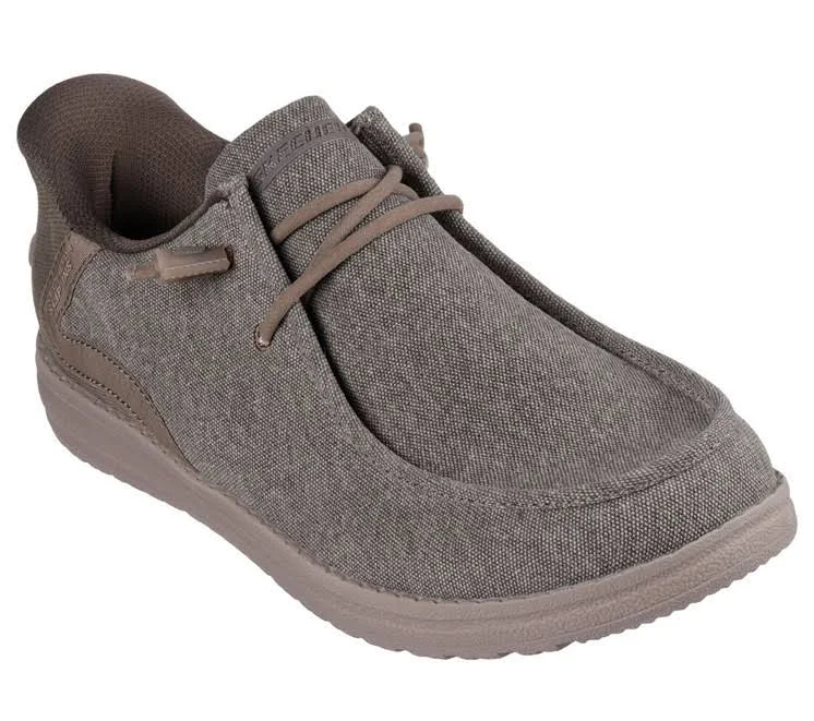 ズンとくる！すっごい重厚感！見たことない！すごすぎるラピスラズリ！すごすぎ！ Trendxparc SKECHERS Melson-Coronado Khaki Slip-ins Sneaker Shoe