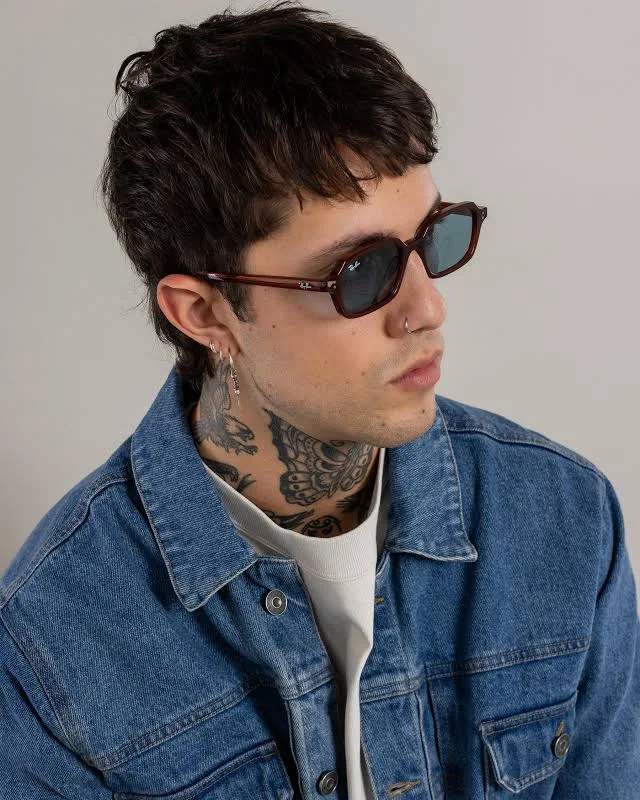Trendxparc Ray-Ban Men's Zuri Sunglasses in Rosty Brown/Blue