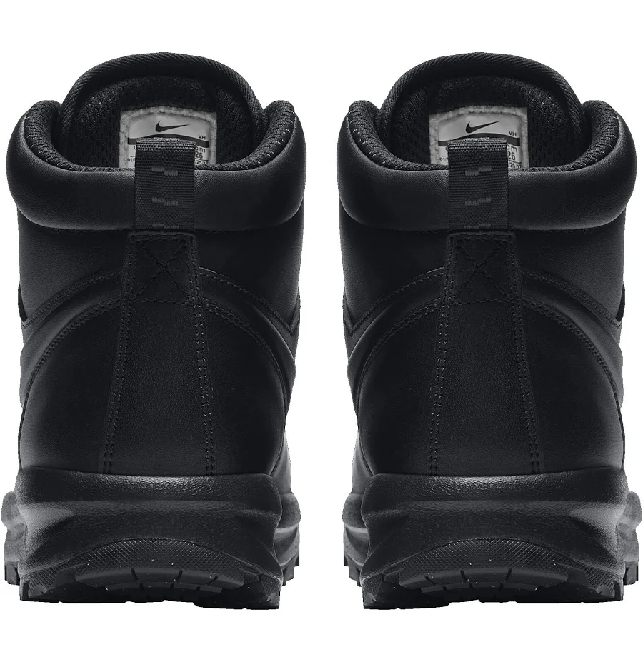 Trendxparc In Box Mens Nike Manoa Leather Boots Triple Black  display picture 1
