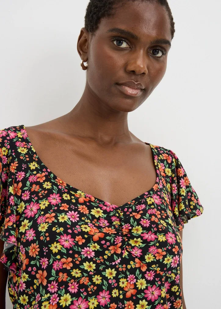 Haut Sans Manches Femme Papaya Multicolore Taille 14 - Neuf Sans étiquettes