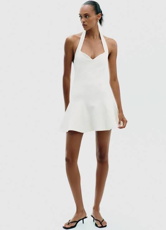 halter interlock short dress Aisle-3 Zara LowStock:43250088542259