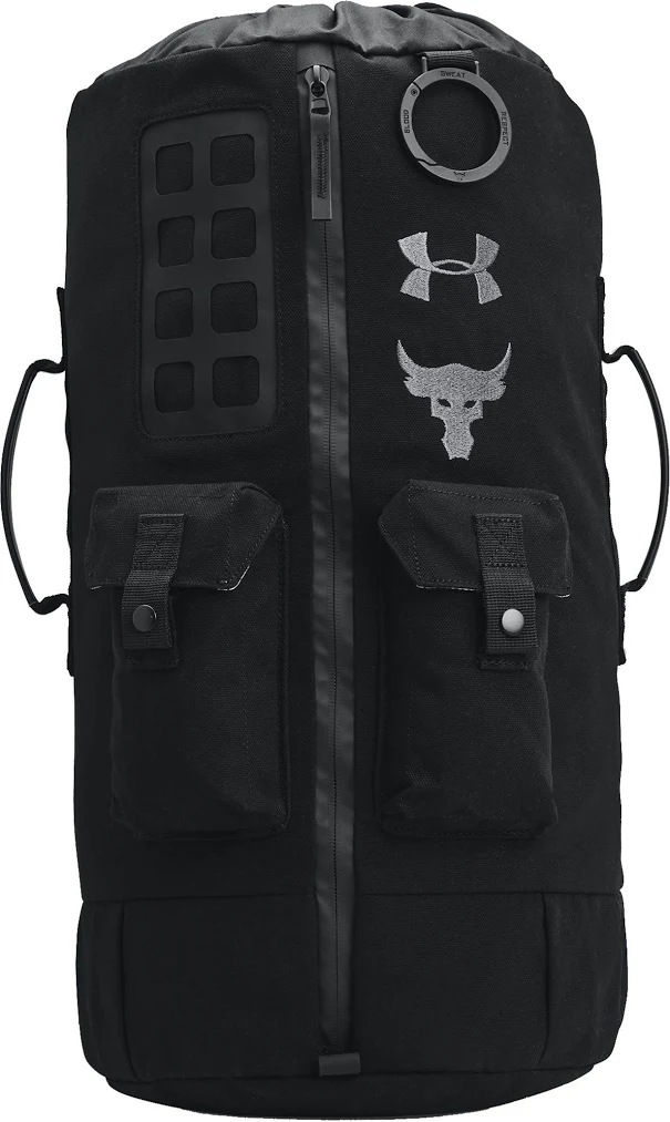 バッグ UA Project Rock 60 BAG Trendxparc Under Armour Men's Project Rock 60 Bag - Black, OSFA