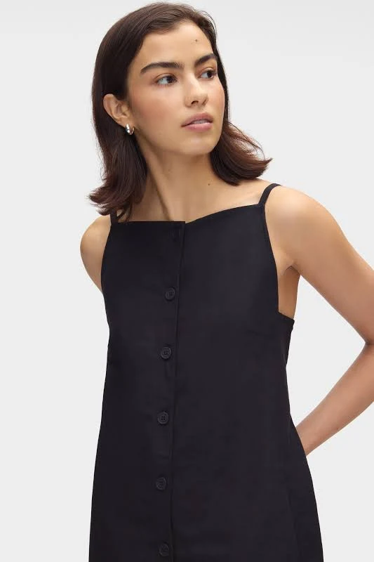aligne ozzy linen mini dress Aligne Ozzy Linen Mini Dress