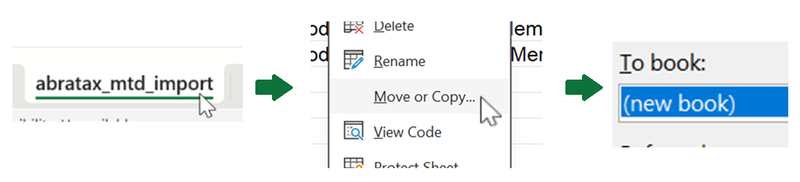 Flowchart depicting the process of generating a new book containing the filled-in template