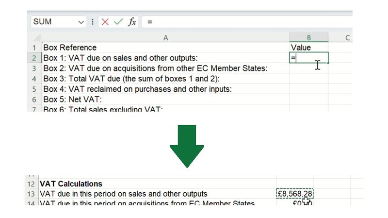 Creating a digital link between your working file spreadsheet and the newly inserted template