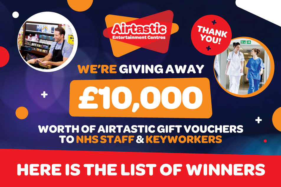 Airtastic 10000 Voucher Giveaway Winners 952 x 635